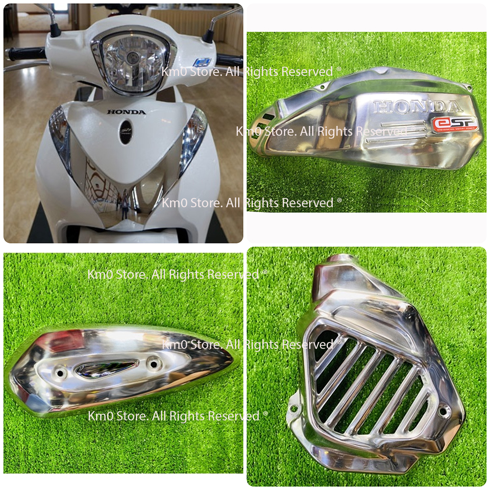 Bộ 03 món phụ kiện sh mode inox d3937