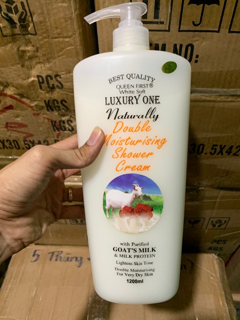 [Hoàn Tiền 10%] [HCM]SỮA TẮM DÊ LUXURY NGUYÊN CHẤT 1200ml
