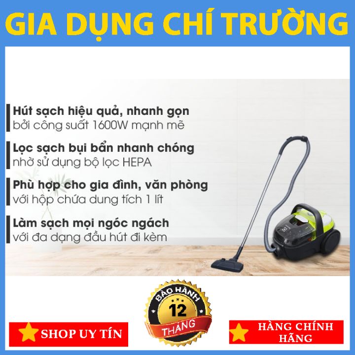 [MÁY HÚT BỤI] Electrolux Z1231 1600W