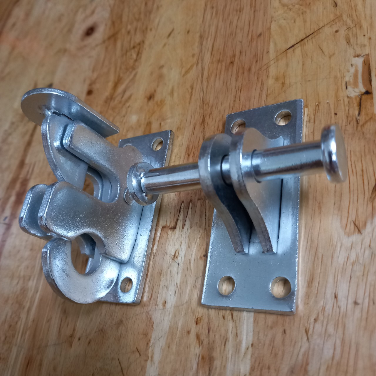 Chốt Cửa Tự Động, Tự Đóng Inox 304- 2 Phiên Bản Then Cố Định/ Di Động - Bản Cao cấp - Không Ưng Hoàn Tiền