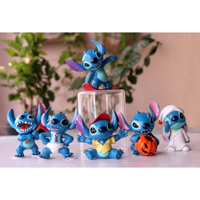 Mô hình Stitch 6 con  tsum tsum