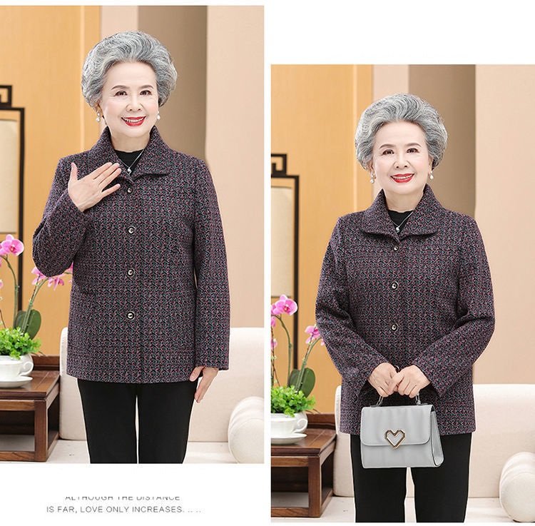 Áo Khoác cao cấp cho mẹ, cho bà lót lông