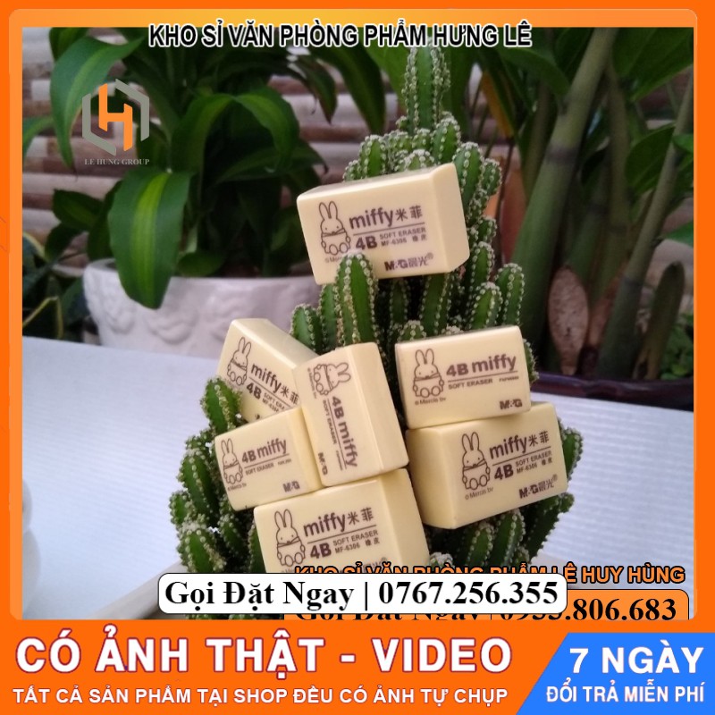 [HCM]Gôm M&G Mify 4B màu vàng FXP96580