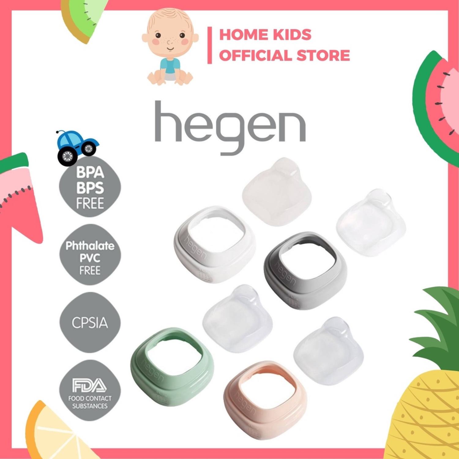 [CHÍNH HÃNG] Núm Ti Thay Thế Bình Sữa Hegen