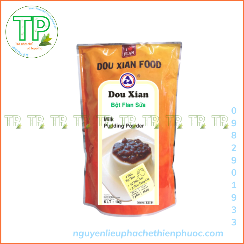 Bột pudding DouXian nhiều vị  - 100g