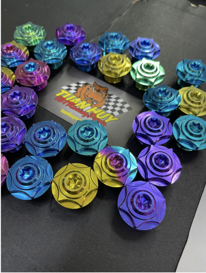 Ốc nhớt Titan Gr5 M20 cho dòng xe Yamaha , Honda , Suzuki