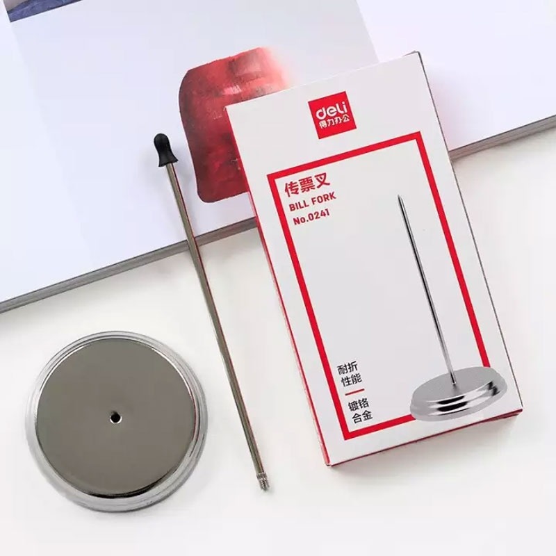 (1 Cây) Ghim cắm hóa đơn bằng Inox - Deli 0241