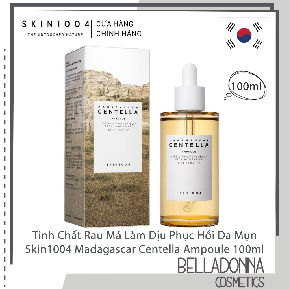Tinh Chất Rau Má Giảm Mụn, Dưỡng Trắng Da Và Phục Hồi Da Skin1004 Madagascar Centella Ampoule 100ml