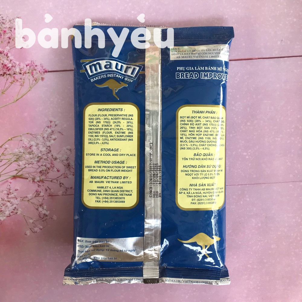 Phụ Gia Làm Bánh Mì Mauri