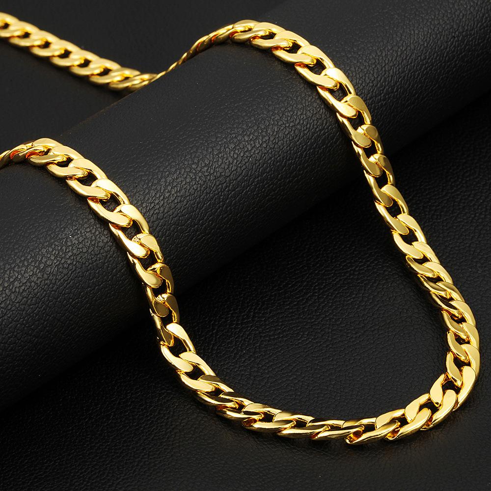 [ Phụ Kiện Thời Trang ] Dây chuyền nam  mạ vàng Bracelet