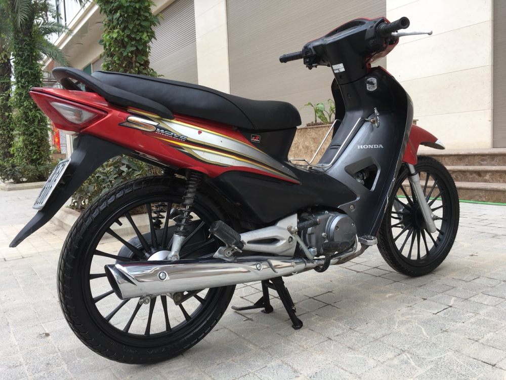 Bộ tem 3 lớp MẪU ZIN dán dàn áo xe WAVE S 100 (XE màu đỏ)