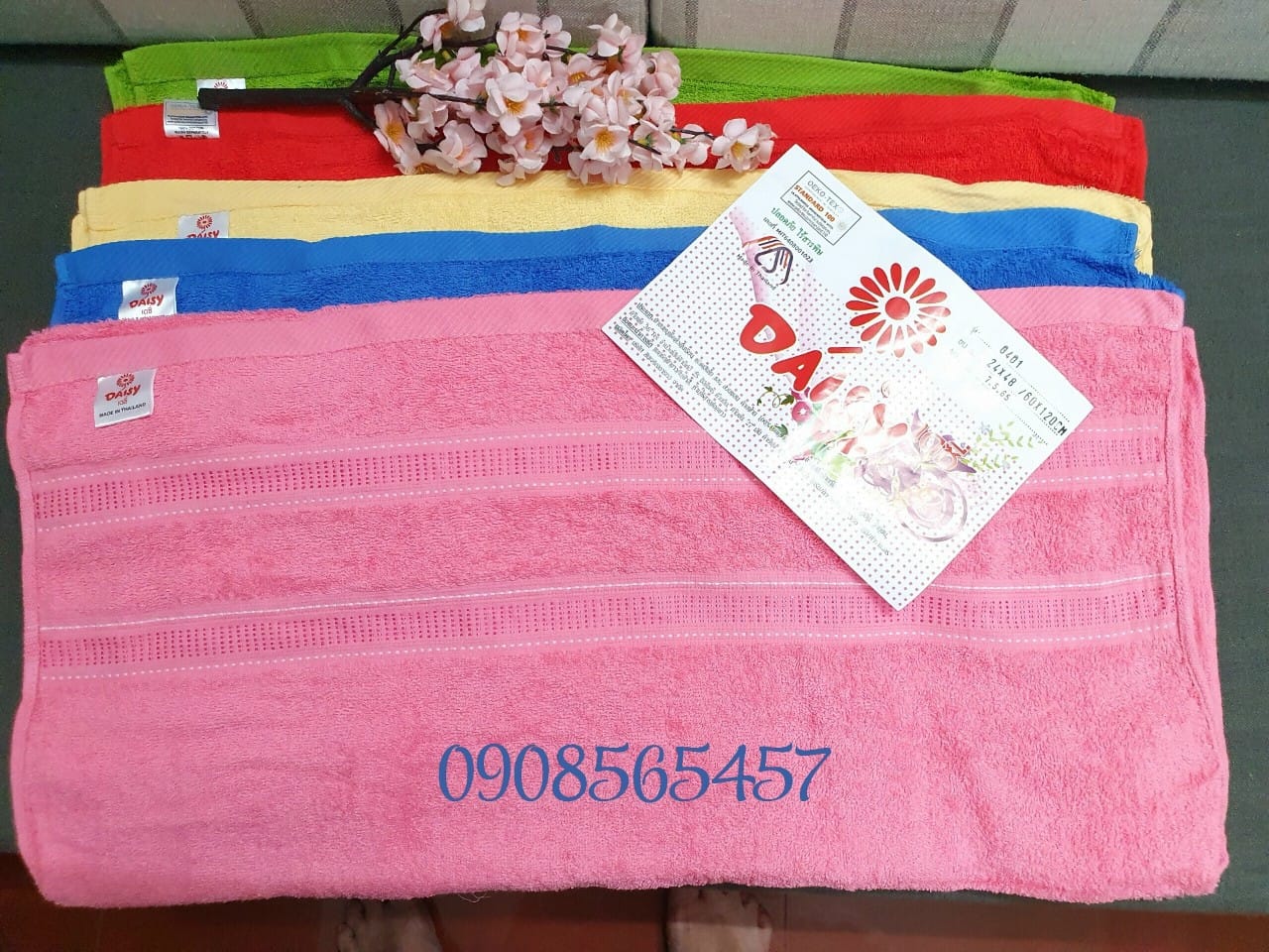 KHĂN TẮM LỚN DAISY THÁI LAN (60 *1 20 cm)