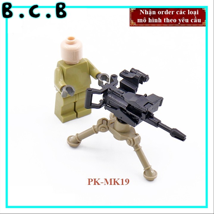 Phụ kiện MOC Army-   Đồ chơi lắp ráp minifig và trang trí quân đội - PK-MK19