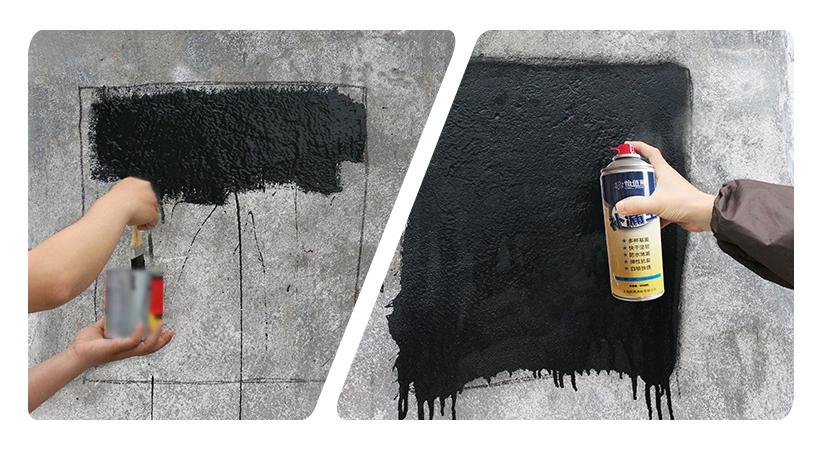 Chai dung dịch xịt chống dột - chống thấm nước Waterproof Spray Polyurethane 450ml