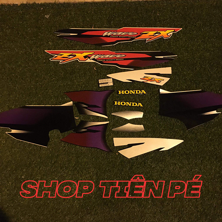 TEM XE WAVE ZX MÀU TRẮNG HÀNG CAO CẤP