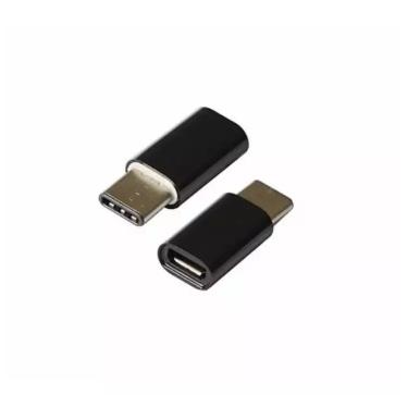 [HCM]Combo 2 đầu chuyển đổi từ Micro USB sang Type C (Đen)