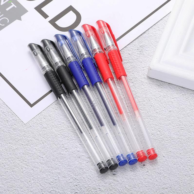 Hộp 12 Cây Bút Mực Nước Mực Xanh/Đỏ/Tím/Đen (Mực đều viết êm)