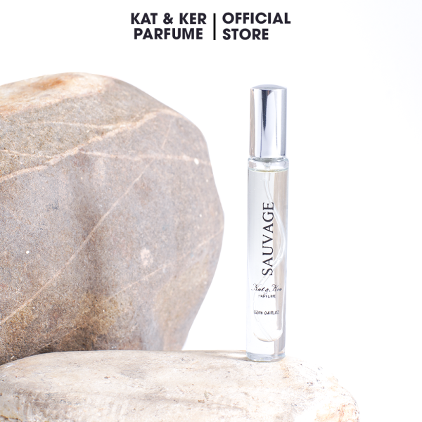 Nước hoa nam  thơm lâu chính hãng Kat&Kev Sauvage Parfume chiết xuất tự nhiên, hương thơm mạnh mẽ,nam tính, cuốn hút dung tích 12ml nhập khẩu