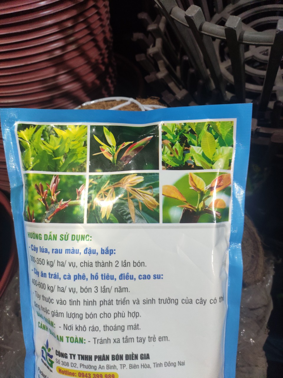 phân bón npk 16 16 8 gói 700g ( npk 16168, npk 16-16-8)