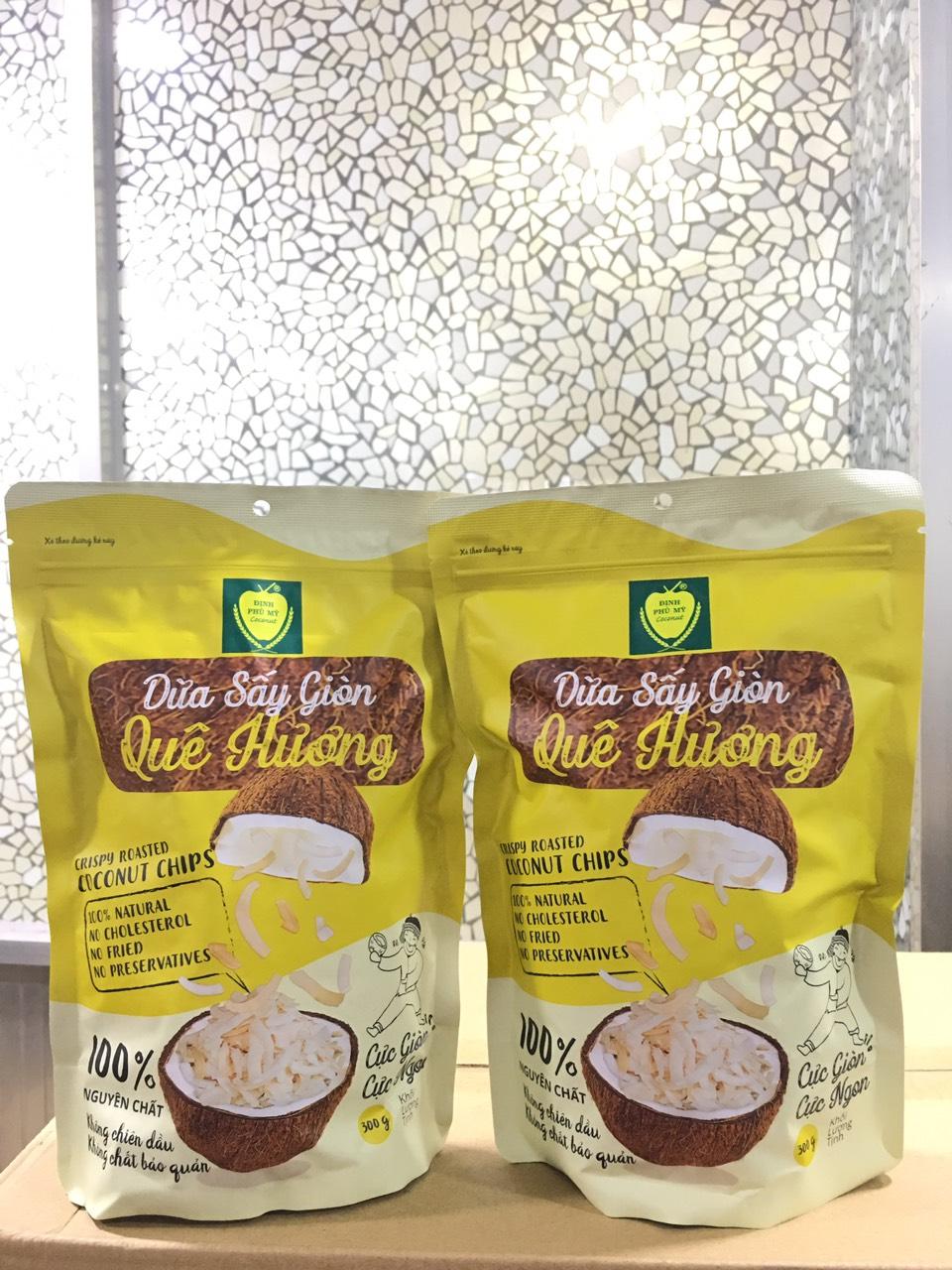 DỪA SẤY GIÒN QUÊ HƯƠNG  300G