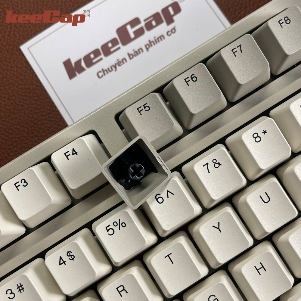 [KEECAP] Bàn phím cơ IKBC W200 Industrial Gray Retro (Wireless 2.4Ghz – Cherry MX Red Switch – 87 phím)
