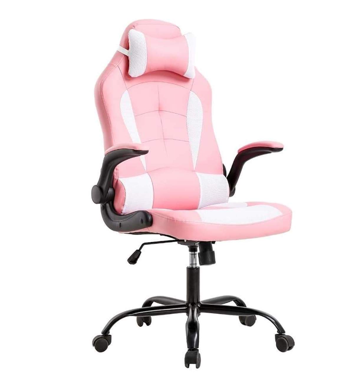 Ghế gaming có gối dựa đầu với tay ghế mở gập đa năng AMA-MA002