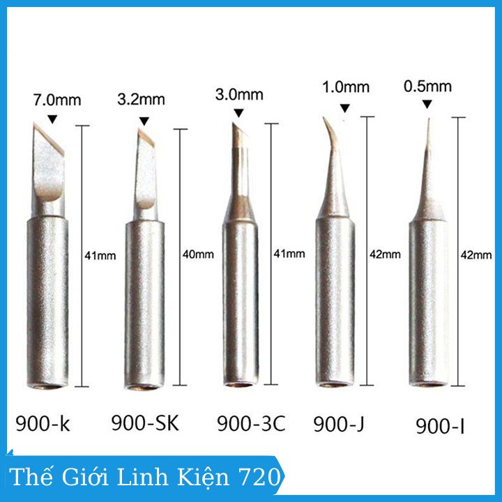Mũi hàn Quick 900M thay thế cho máy hàn Quick, Hakko 936 - 937