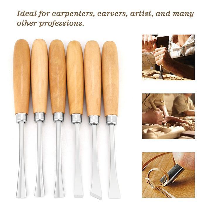 Mũi Đục Gỗ Vĩ 6 Cây