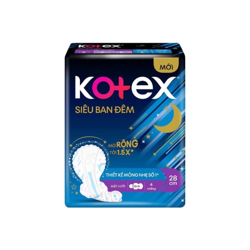 Băng vệ sinh kotex ban đêm 28cm