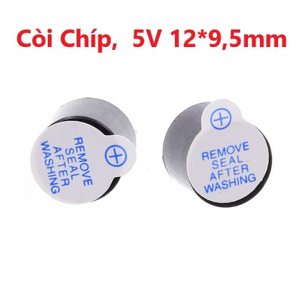 Còi Chíp, Còi Báo, Còi 3V, 5V, 12V 12*9,5mm