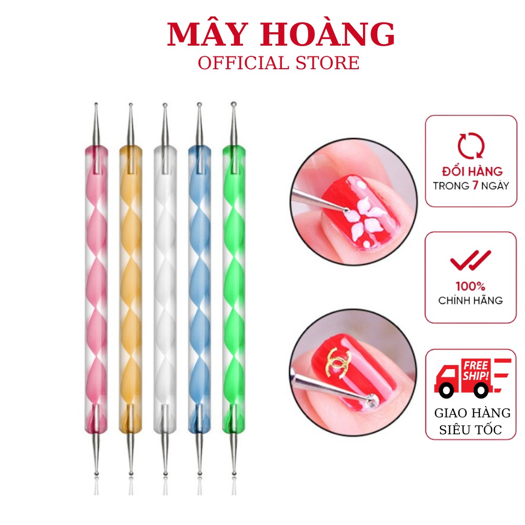 Bút chấm bi nail vẽ móng sét 5 bút 2 đầu