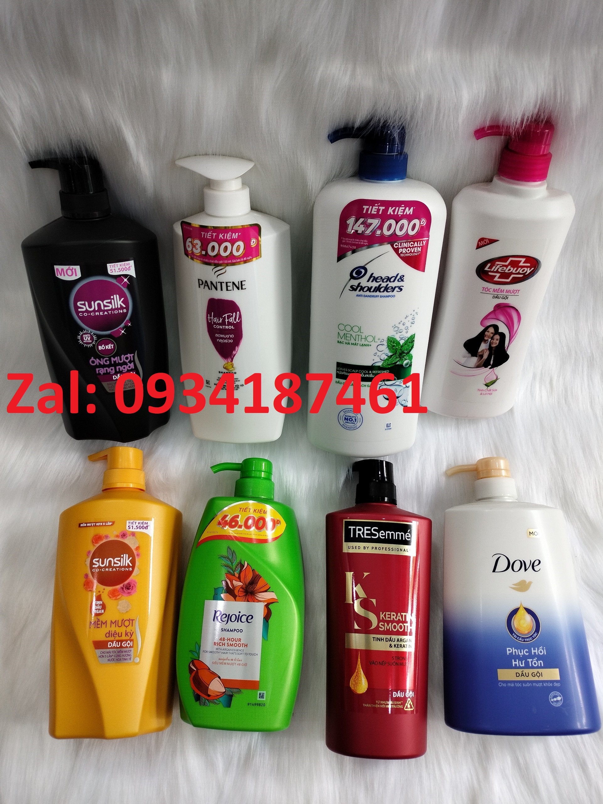 Dầu gội đầu Sunsil (900gram) - Pantene (900gram) - Head & shoulder (1200ml) - Lifebouy (640ml) - Rejoice (900gram) - Tresemme (640ml) - Dove (880gram)
