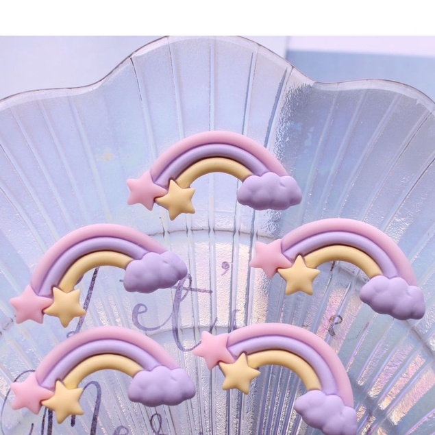 Charm slime/ dụng cụ charm trang trí hình đám mây - 01 cái