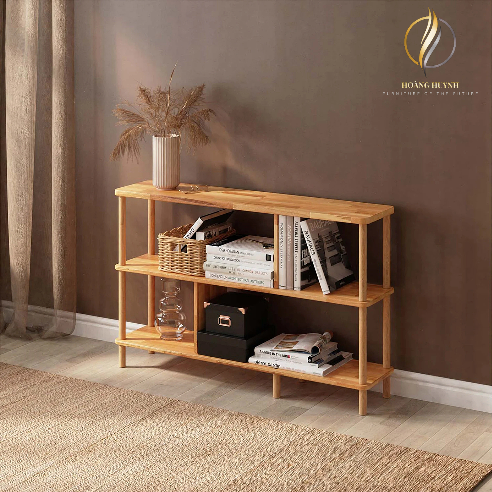 KỆ SÁCH GỖ - NỘI THẤT GỖ HOÀNG HUYNH
