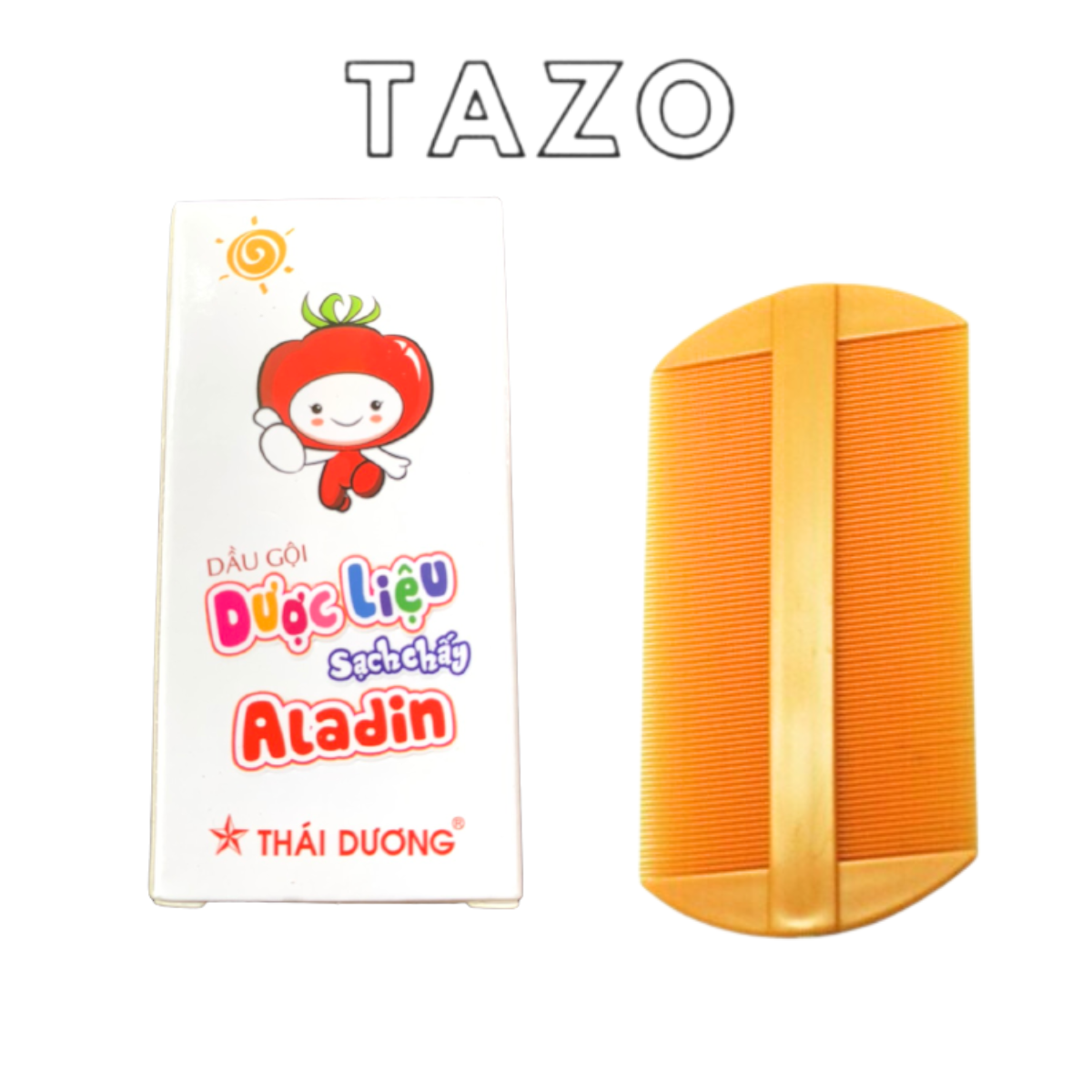 Dầu gội sạch chí Aladin + lược chải chí