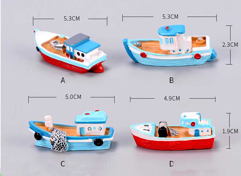 Phụ kiện trang trí tiểu cảnh: Mẫu cano