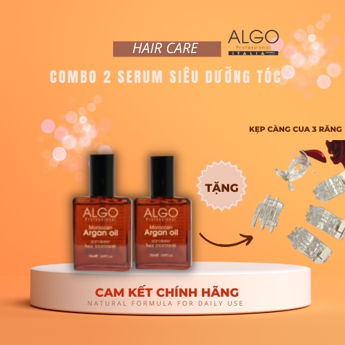 [COMBO TIẾT KIỆM]- Combo 2 Tinh dầu dưỡng tóc Argan Oil 50ml