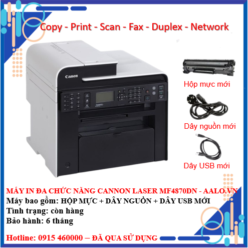 MÁY IN ĐA CHỨC NĂNG CANNON LASER MF4870DN