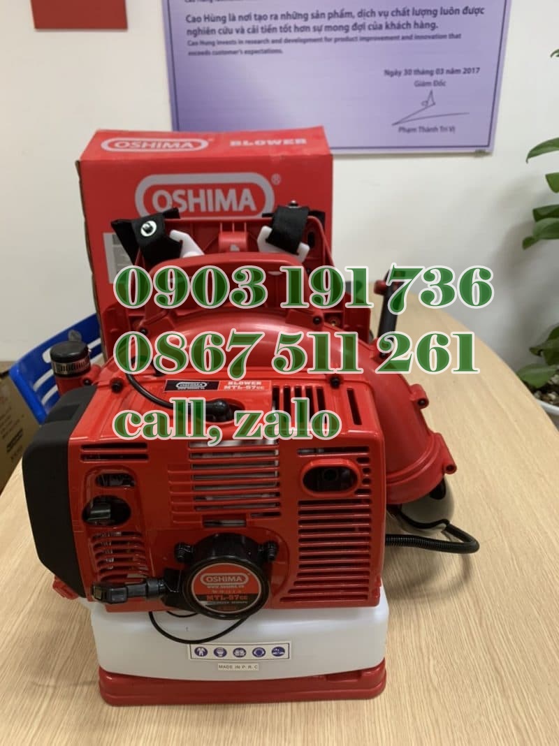 Máy thổi lá, máy thổi bụ Oshima TL 57 CC siêu khỏe