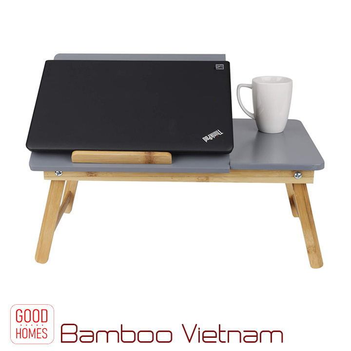 Bàn laptop gỗ tre gấp gọn