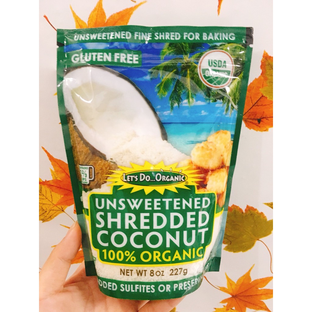 Vụn Dừa Hữu Cơ Let’s Do Organic 227g