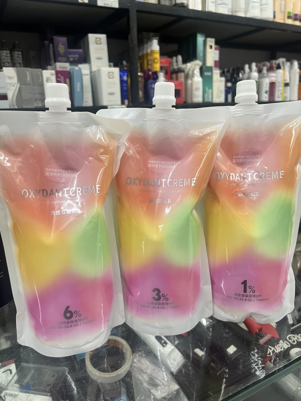 Oxy trợ nhuộm thơm polan 1000ml