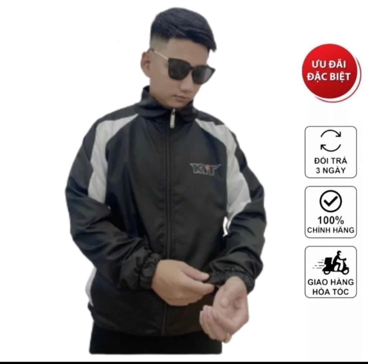 Áo khoác dù kyt dành cho phượt thủ chất dù 2 lớp chống nắng chống nước cực tốt phối màu cực sịn sò