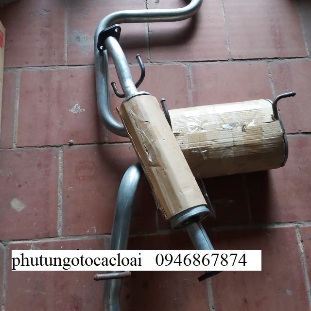 Ống xả matiz 2 đoạn cuối / bầu pô giảm thanh matiz