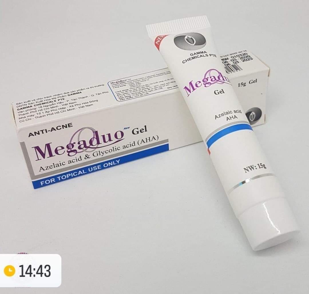 Gel trị mụn và vết thâm Megaduo Gel