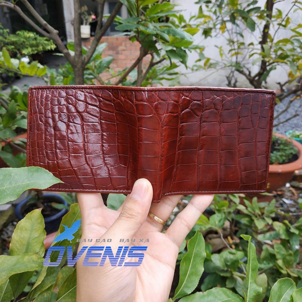[FREE SHIP] Ví bóp cá sấu [DA BỤNG CÁ SẤU TRƠN ĐẸP NHẸ NHÀNG]