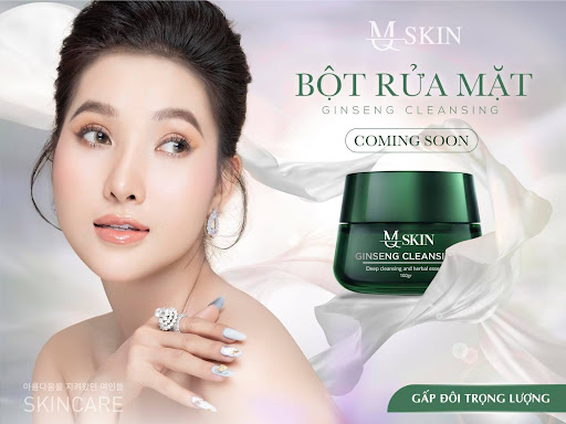 Bột Rửa Mặt Nhân Sâm MQ(MẪU MỚI) - Trắng Sáng, Ngăn Mụn