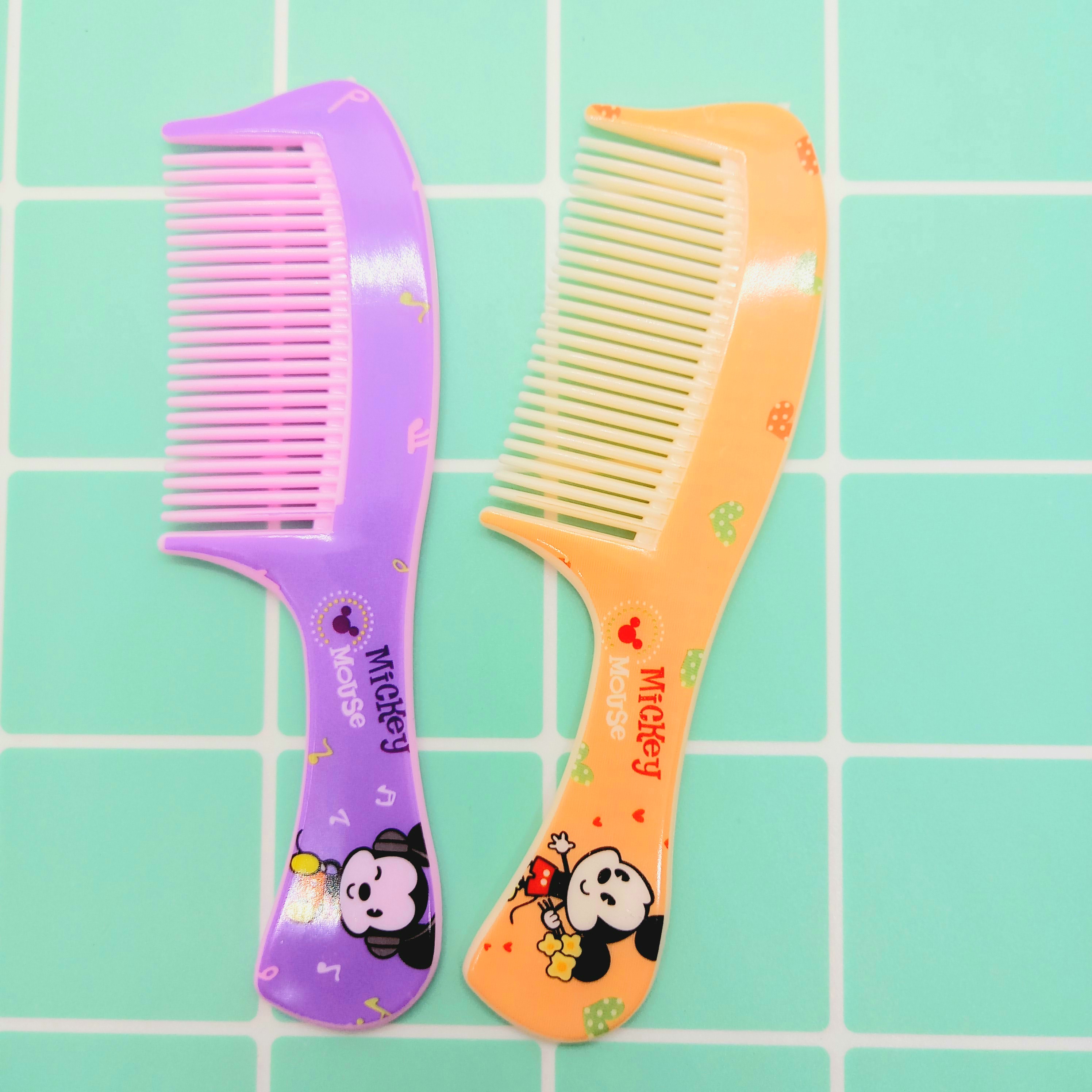 Lược chải tóc mini cầm tay tiện lợi chuột Mickey