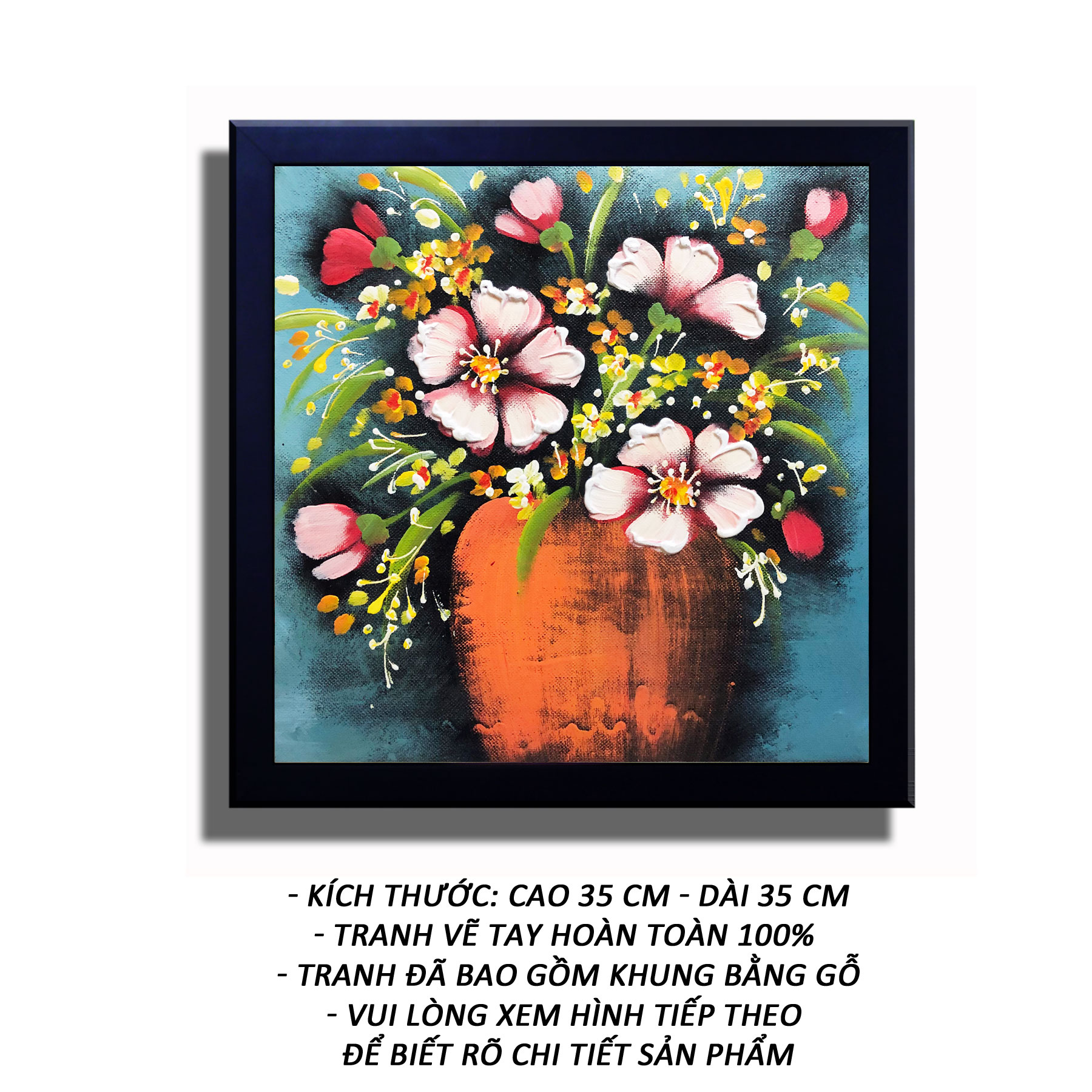 Tranh sơn dầu sáng tác - Sắc màu Việt 01- Tranh Mỹ Thuật Minh Hiền