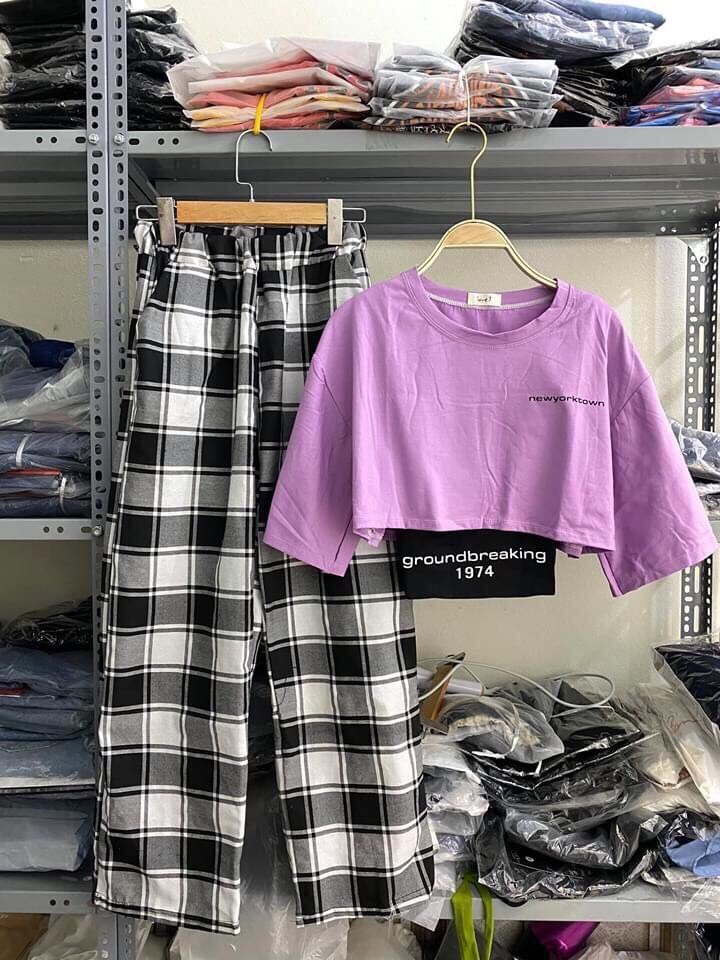 SET BAGGY CARO + SET CROPTOP 1974